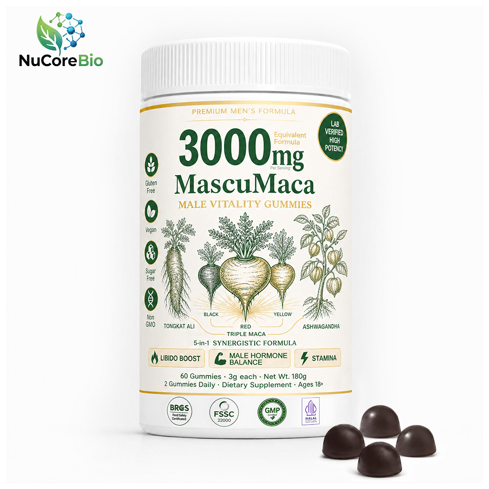 Maca men vitality gummies private label OEM product image