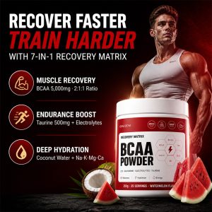 BCAA amino acid powder watermelon flavor private label product detail 2