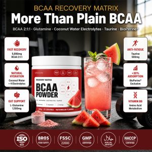 BCAA amino acid powder watermelon flavor private label product detail 3
