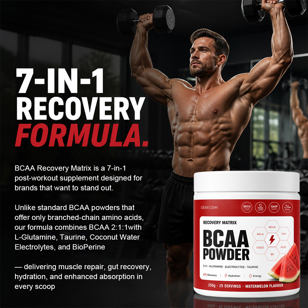BCAA amino acid powder watermelon flavor private label product detail 9