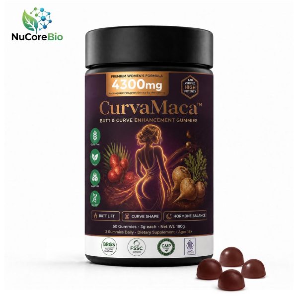 Private Label Maca Gummy for Butt Enhancement Low MOQ Custom Supplement Manufacturing