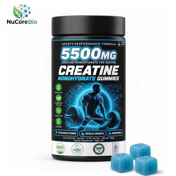 Bulk Creatine Gummies for Private Label | Sports Nutrition Supplement Contract Manufacturer OEM