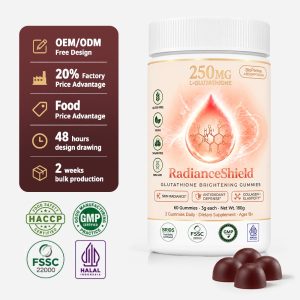 Bulk Glutathione Collagen Gummies Private Label | Custom Skin Brightening Supplement OEM/ODM - Image 2