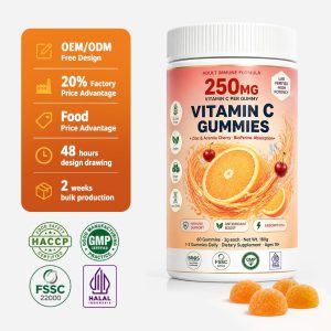 Private Label Active Peptide & Vitamin C Gummies | Custom Formulation Bulk OEM, Low MOQ 500 - Image 2