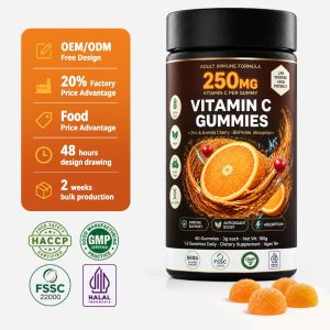 Private Label Vitamin C Gummies with Zinc Peptide | Custom Formulations Low MOQ OEM/ODM - Image 2