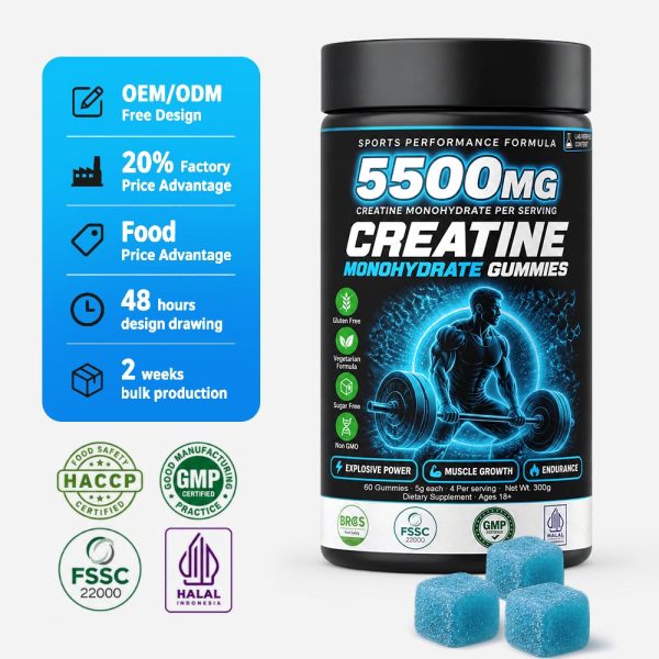 Creatine Gummies for Private Label