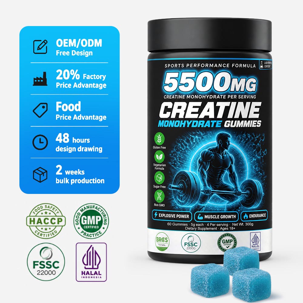 Creatine Gummies for Private Label