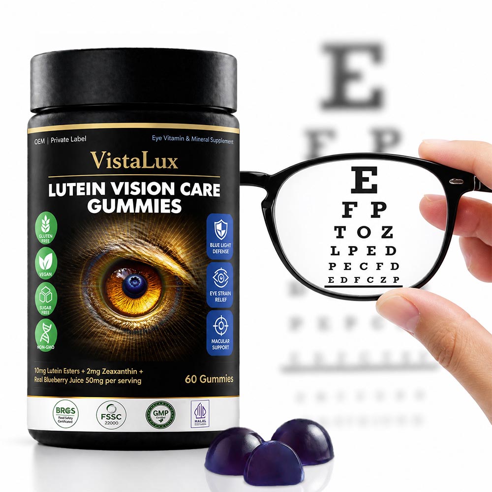 Private Label Lutein Vision Care Gummies | Eye Vitamin Bulk OEM Supplement Contract Manufacturer - Image 2