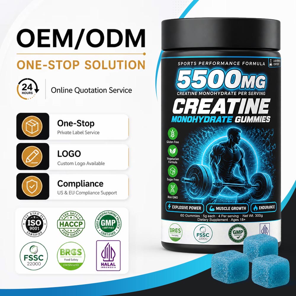 Bulk Creatine Gummies for Private Label | Sports Nutrition Supplement Contract Manufacturer OEM - Image 2