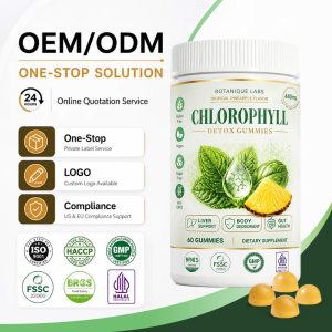 OEM/ODM 5-in-1 Chlorophyll Detox Gummies Bulk | Private Label Active Peptide Supplement Manufacturer - Image 3