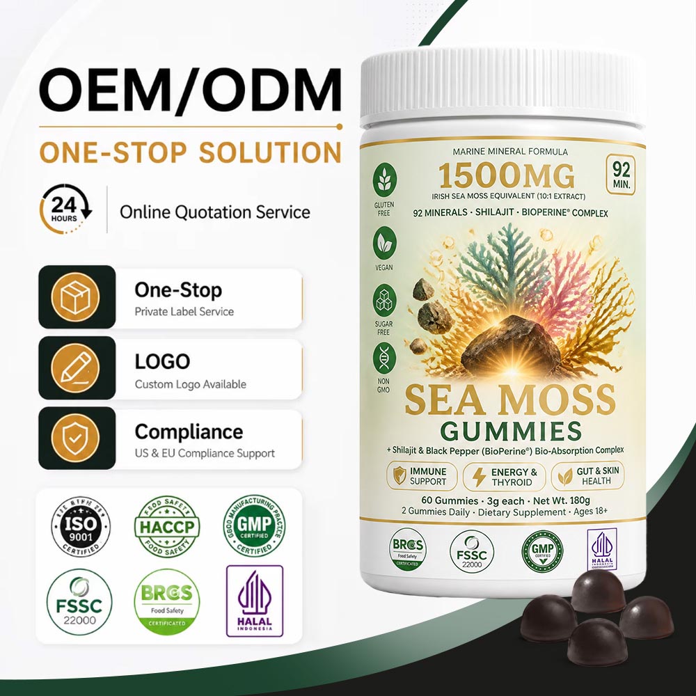 Private Label Irish Sea Moss Shilajit Gummies Bulk | Custom Mineral Formula Supplement Manufacturer - Image 3