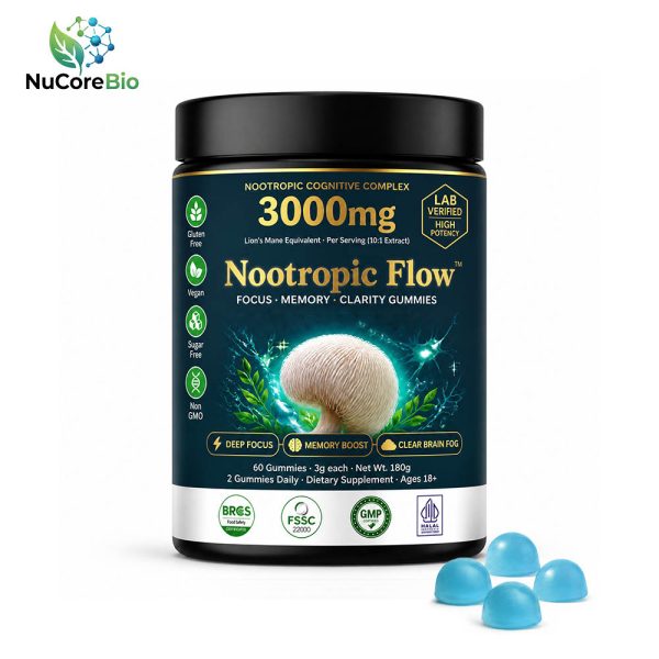 Label Lion's Mane Memory Gummies