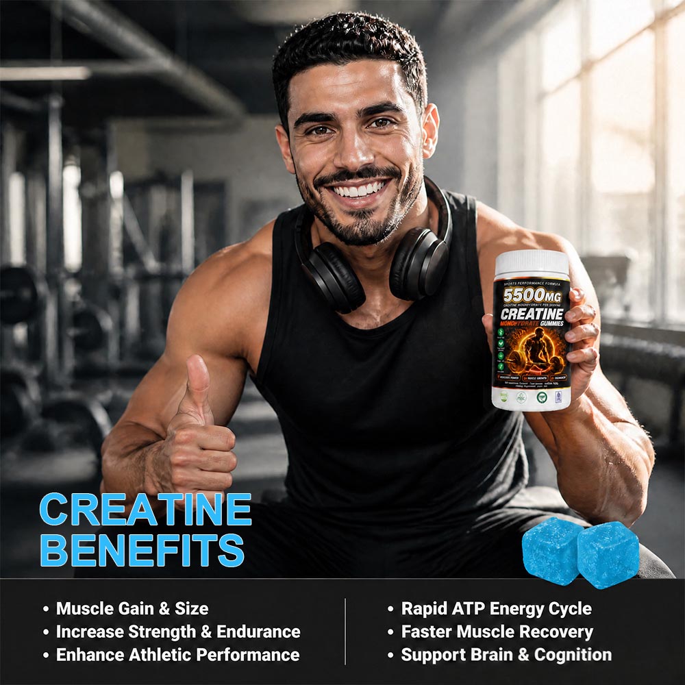 Bulk Creatine Monohydrate Gummies Wholesale | Private Label Sports Performance Supplements OEM/ODM - Image 4