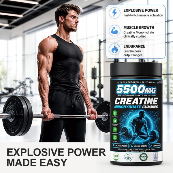 Bulk Creatine Gummies for Private Label | Sports Nutrition Supplement Contract Manufacturer OEM