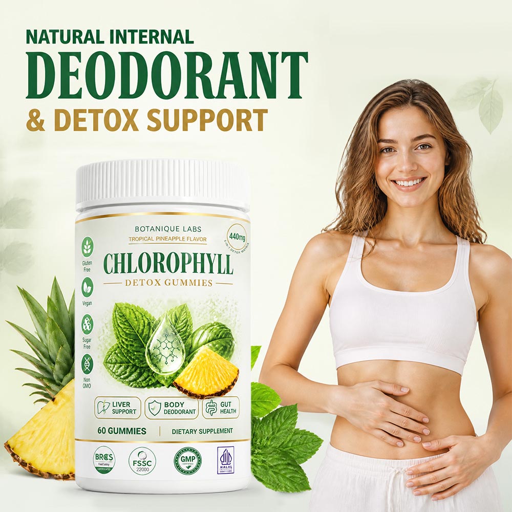 OEM/ODM 5-in-1 Chlorophyll Detox Gummies Bulk | Private Label Active Peptide Supplement Manufacturer - Image 5