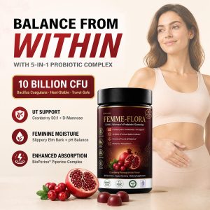Bulk Women Probiotic Gummies Private Label | Custom Cranberry Peptide Supplement OEM/ODM - Image 5