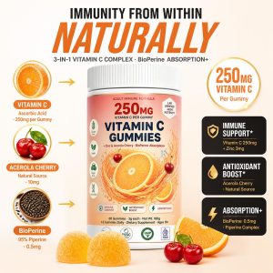 Private Label Active Peptide & Vitamin C Gummies | Custom Formulation Bulk OEM, Low MOQ 500 - Image 5