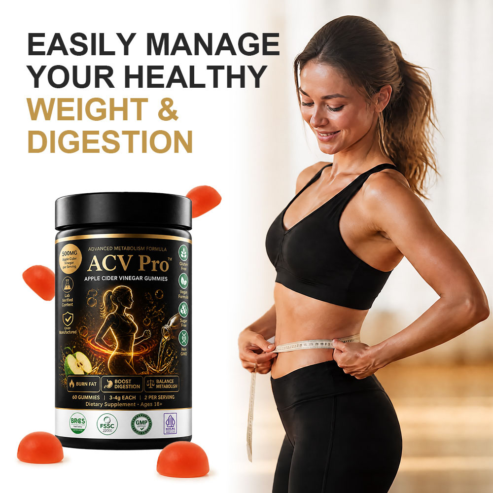 Private Label ACV Pro Gummies Custom Active Peptide Metabolism Supplement Formula Bulk OEM - Image 3
