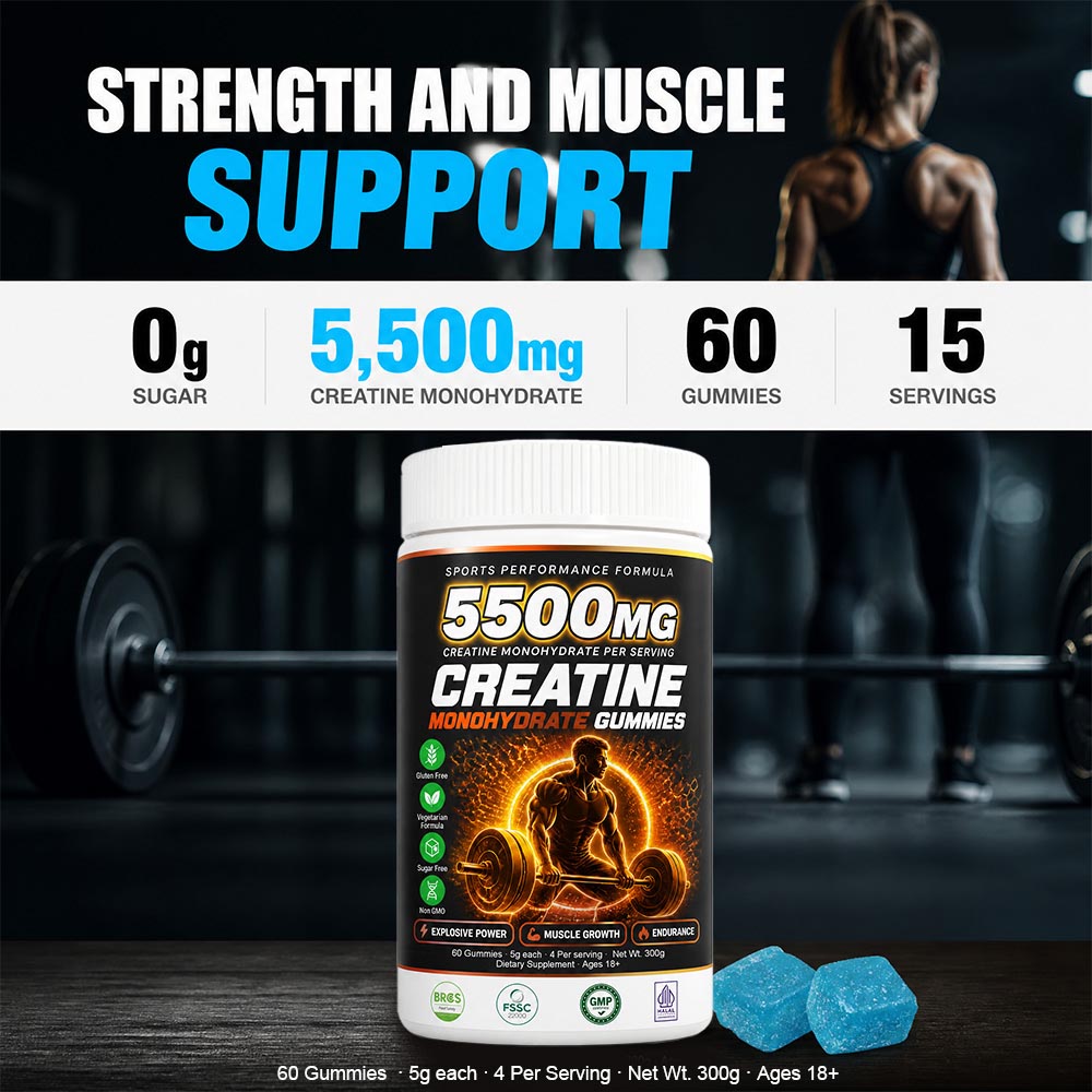 Bulk Creatine Monohydrate Gummies Wholesale | Private Label Sports Performance Supplements OEM/ODM - Image 5