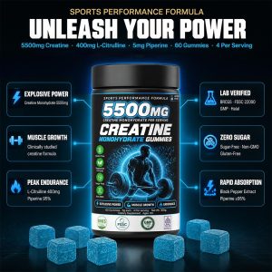 Bulk Creatine Gummies for Private Label | Sports Nutrition Supplement Contract Manufacturer OEM - Image 6