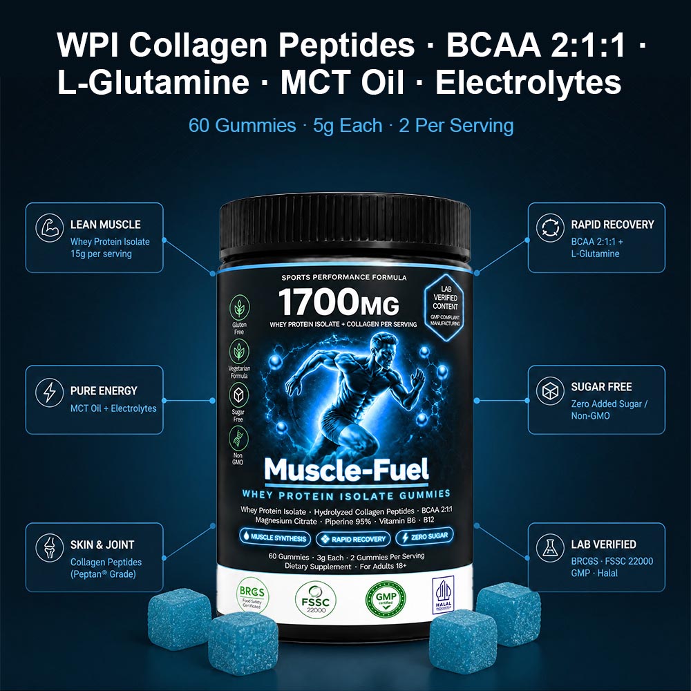 Bulk Bioactive Peptide Gummies | Private Label Supplement Factory Custom Formulation - Image 4
