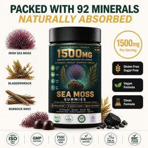 OEM Active Peptide Sea Moss Shilajit Gummies Bulk | Custom Mineral Supplement Contract Manufacturer - Image 6