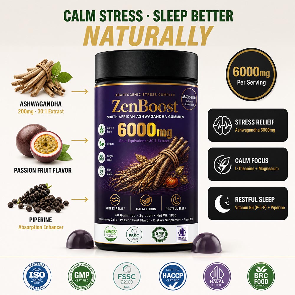 Bulk Active Peptide Ashwagandha Gummies OEM | Private Label Adaptogen Supplement Manufacturer - Image 6
