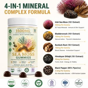 Private Label Irish Sea Moss Shilajit Gummies Bulk | Custom Mineral Formula Supplement Manufacturer - Image 7