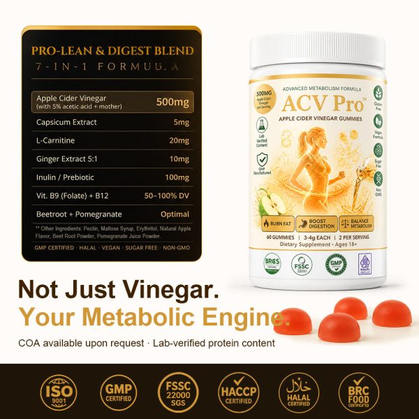 Private Label Active Peptide & ACV Gummies | Custom Formulation Diet Supplement OEM/ODM