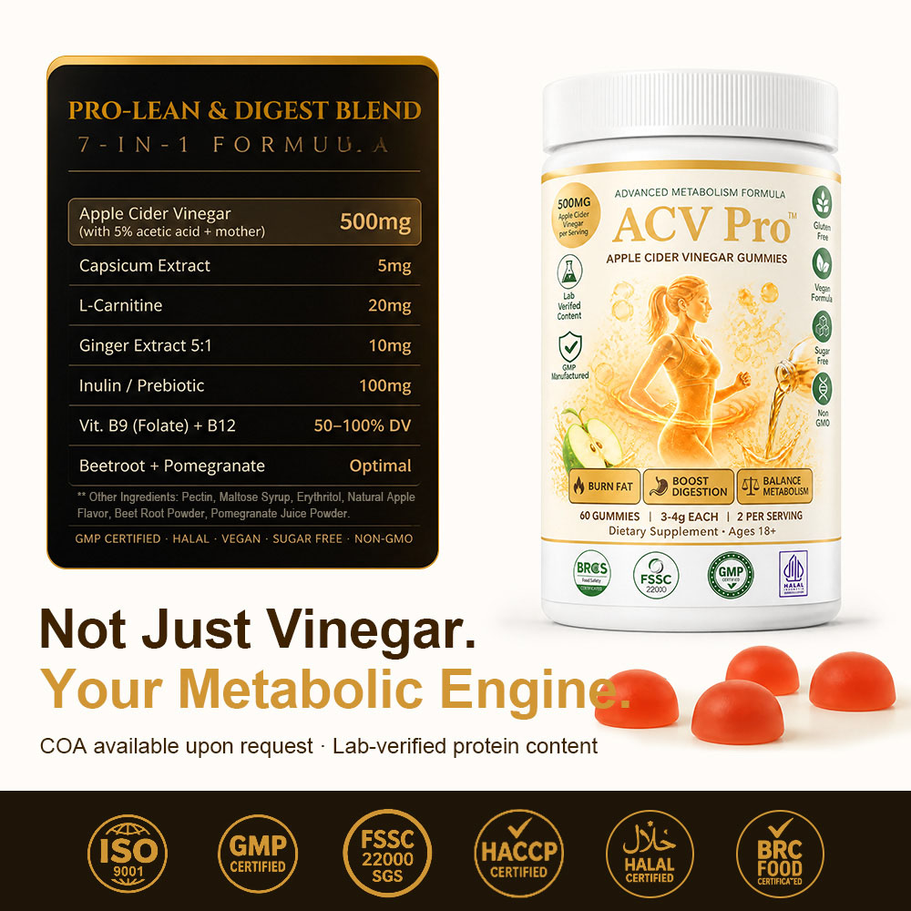 Private Label Active Peptide & ACV Gummies | Custom Formulation Diet Supplement OEM/ODM - Image 6