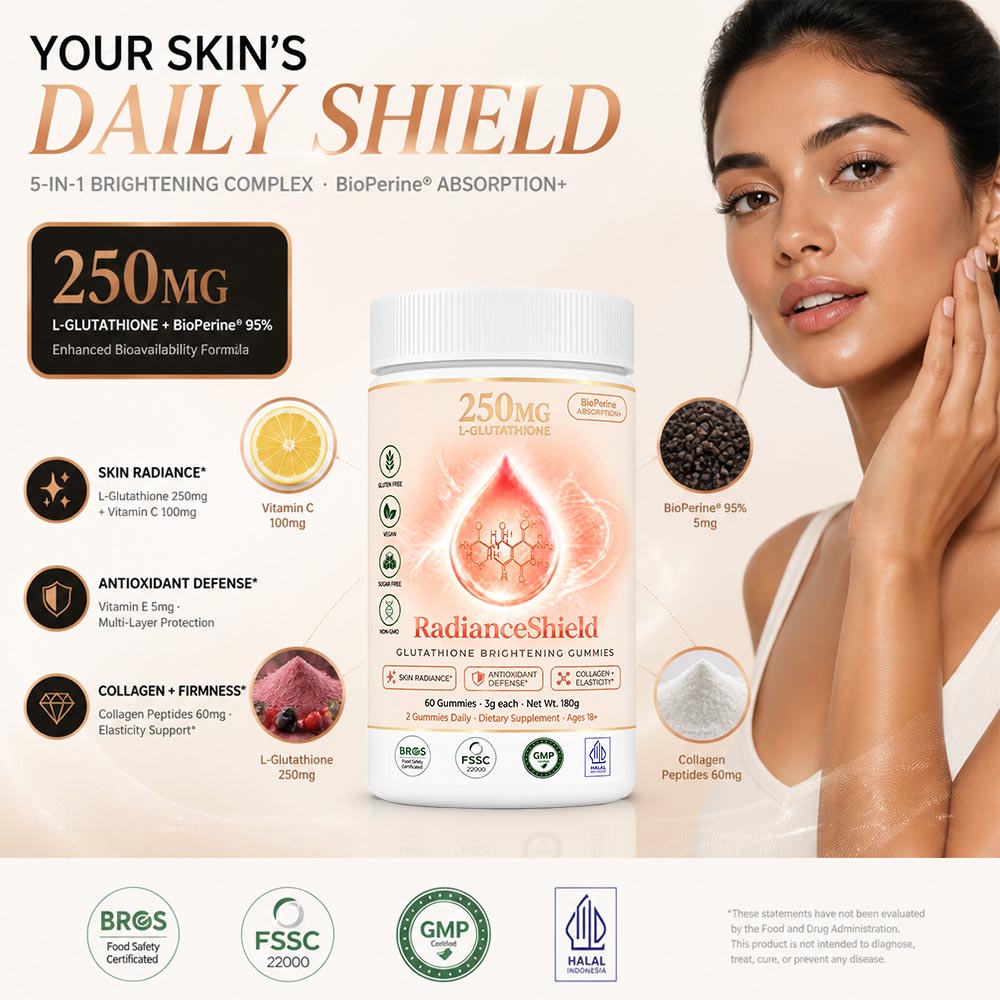 Bulk Glutathione Collagen Gummies Private Label | Custom Skin Brightening Supplement OEM/ODM - Image 6