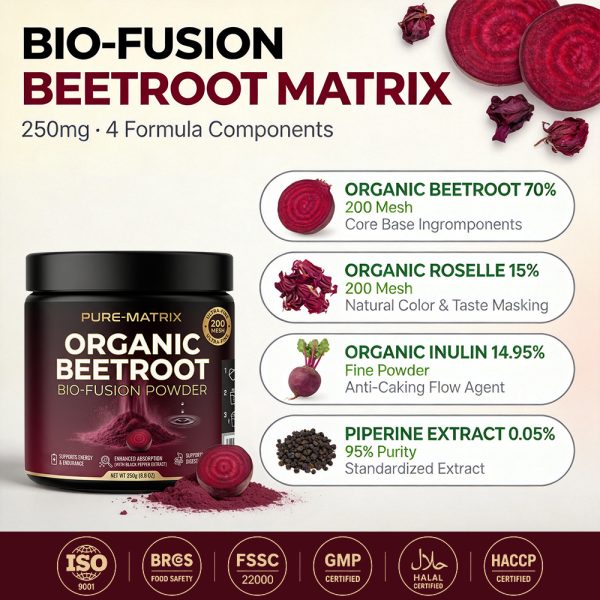 Bulk Organic Beetroot Powder Private Label | Sports Nutrition Powder OEM Manufacturer - main image 4