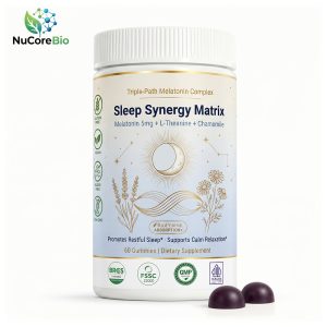 Private Label Melatonin Gummies Manufacturer | White Bottle Custom Formula Sleep Gummy OEM/ODM - main image 1