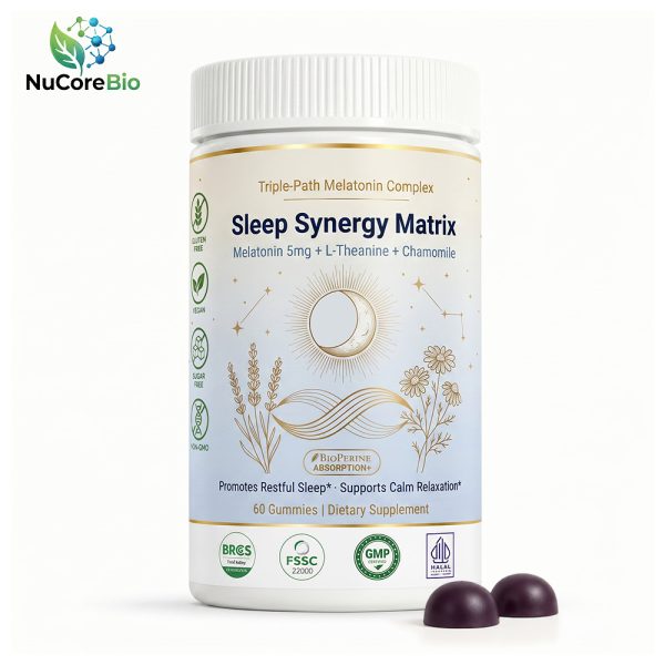 Private Label Melatonin Gummies Manufacturer | White Bottle Custom Formula Sleep Gummy OEM/ODM - main image 1