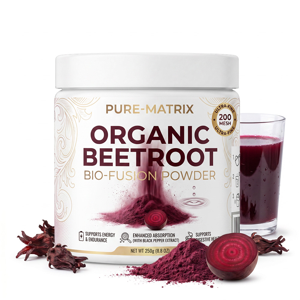 Private Label Organic Beetroot Powder Manufacturer | Custom Formula White Jar OEM/ODM main product image