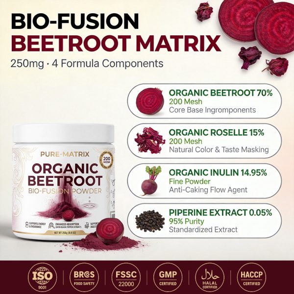 Private Label Organic Beetroot Powder Manufacturer | Custom Formula White Jar OEM/ODM - main image 4