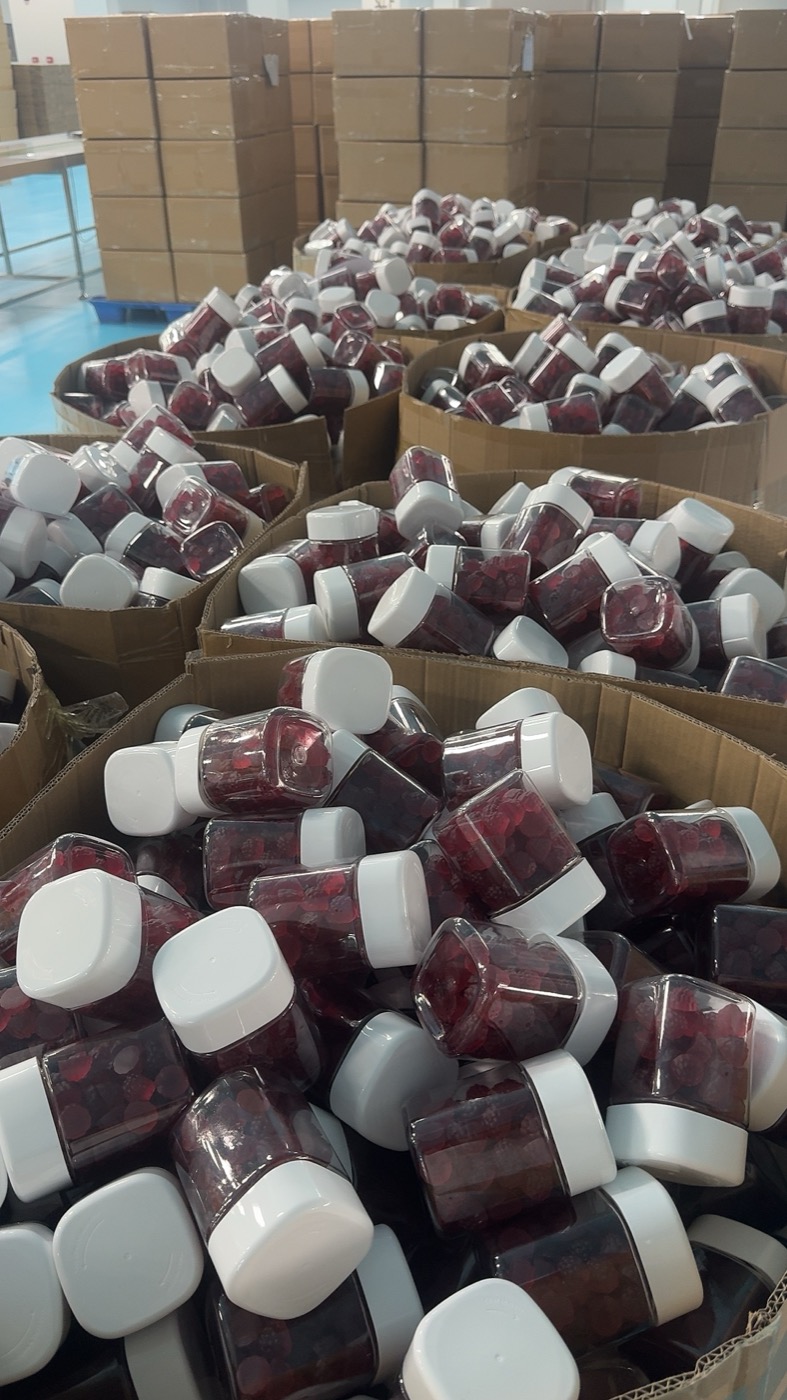 NuCoreBio gummy supplement bulk batch for texture and packaging review
