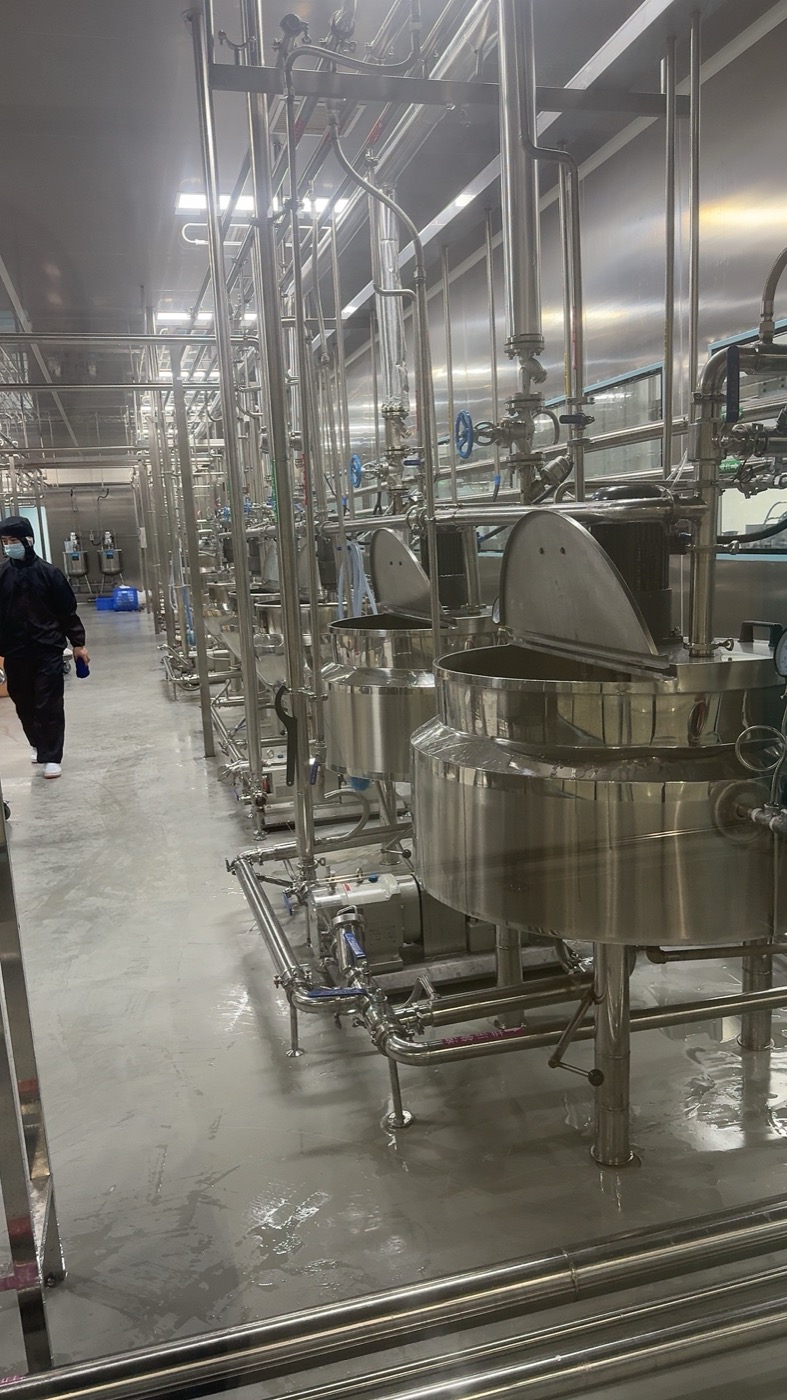 NuCoreBio factory production equipment for nutritional supplement manufacturing