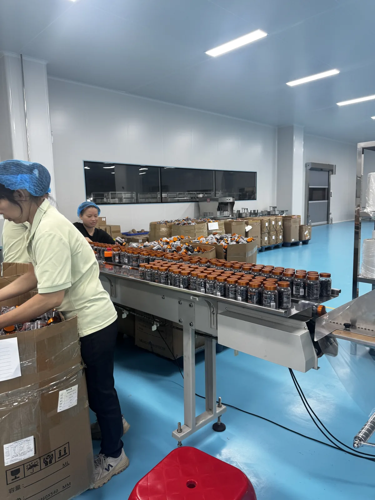 Bottling and capping line