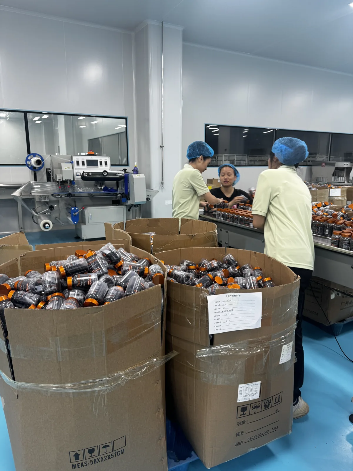 Final packing and carton labeling